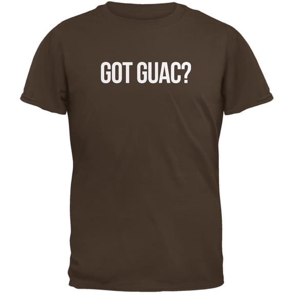 Cinco de Mayo - Got Guac? Brown Adult T-Shirt - Small