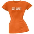 thumbnail image 1 of Cinco de Mayo - Got Guac? Orange Soft Juniors T-Shirt - Small, 1 of 1