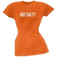 thumbnail image 1 of Cinco de Mayo - Got Salt? Orange Soft Juniors T-Shirt - Small, 1 of 1