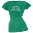 thumbnail image 1 of Cinco de Mayo - Guacamole Cost Extra Kelly Green Soft Juniors T-Shirt - Small, 1 of 1