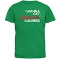 thumbnail image 1 of Cinco de Mayo - I Wanna Get Jalapeno Business Irish Green Adult T-Shirt - Medium, 1 of 1
