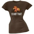 thumbnail image 1 of Cinco de Mayo - I'd Hit That, Pinata Brown Soft Juniors T-Shirt - Small, 1 of 1