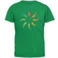thumbnail image 1 of Cinco de Mayo - Jalapeno Pepper Wheel Irish Green Adult T-Shirt - Large, 1 of 1