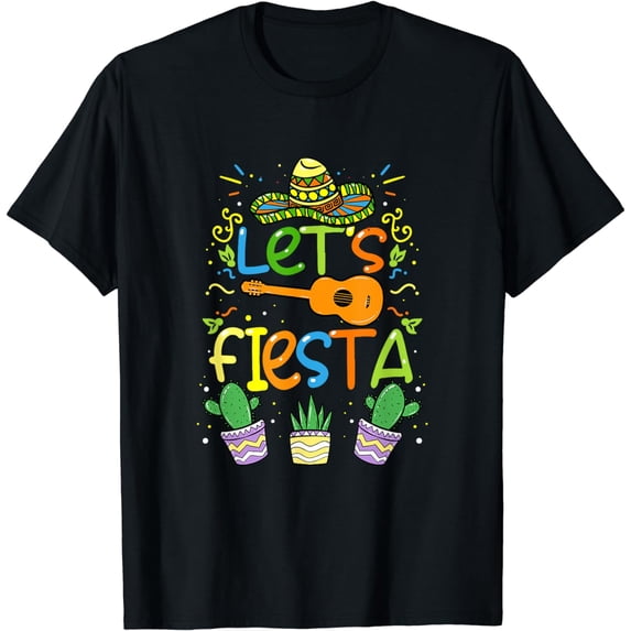 Cinco de Mayo Let's Fiesta Mexican Party T-Shirt
