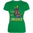 thumbnail image 1 of Cinco de Mayo Let's Get Smashed Juniors Soft T Shirt Irish Green SM, 1 of 1