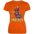 thumbnail image 1 of Cinco de Mayo Let's Get Smashed Juniors Soft T Shirt Orange X-LG, 1 of 1