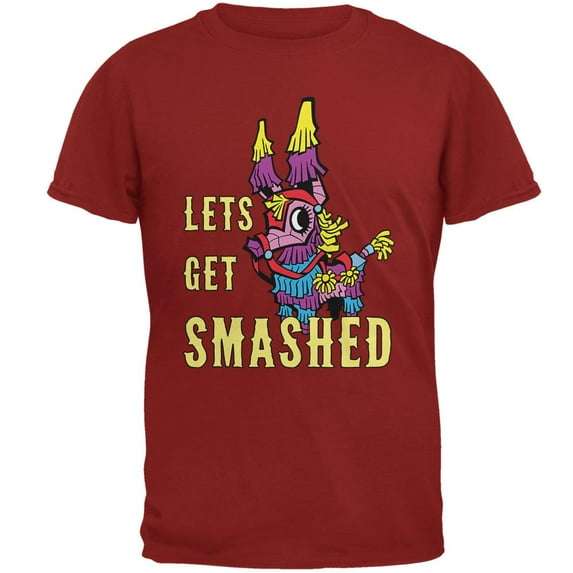 Cinco de Mayo Let's Get Smashed Mens T Shirt