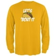 thumbnail image 1 of Cinco de Mayo Let's Taco 'Bout It Mens Long Sleeve T Shirt Gold 2XL, 1 of 1