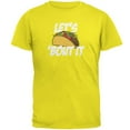 thumbnail image 1 of Cinco de Mayo Let's Taco 'Bout It Mens T Shirt Bright Yellow 2XL, 1 of 1
