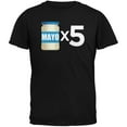 thumbnail image 1 of Cinco de Mayo - Mayo Times 5 Black Adult T-Shirt - 2X-Large, 1 of 1