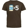 thumbnail image 1 of Cinco de Mayo - Mayo Times 5 Brown Adult T-Shirt - 2X-Large, 1 of 1