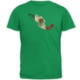 thumbnail image 1 of Cinco de Mayo - Mexico Silhouette Irish Green Adult T-Shirt - Large, 1 of 1