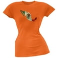 thumbnail image 1 of Cinco de Mayo - Mexico Silhouette Orange Soft Juniors T-Shirt - Large, 1 of 1