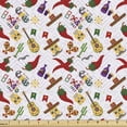 thumbnail image 1 of Ambesonne Cinco de Mayo Fabric by the Yard Upholstery, Mexican, 1 Yard, Pastel Purple Multicolor, 1 of 4