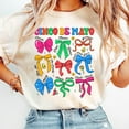thumbnail image 1 of Cinco de Mayo T-Shirt, Coquette Bow Margarita Tee, Nacho Average Fiesta Shirt, Mexican Hat Party 2025 Graphic T-Shirt, 1 of 5