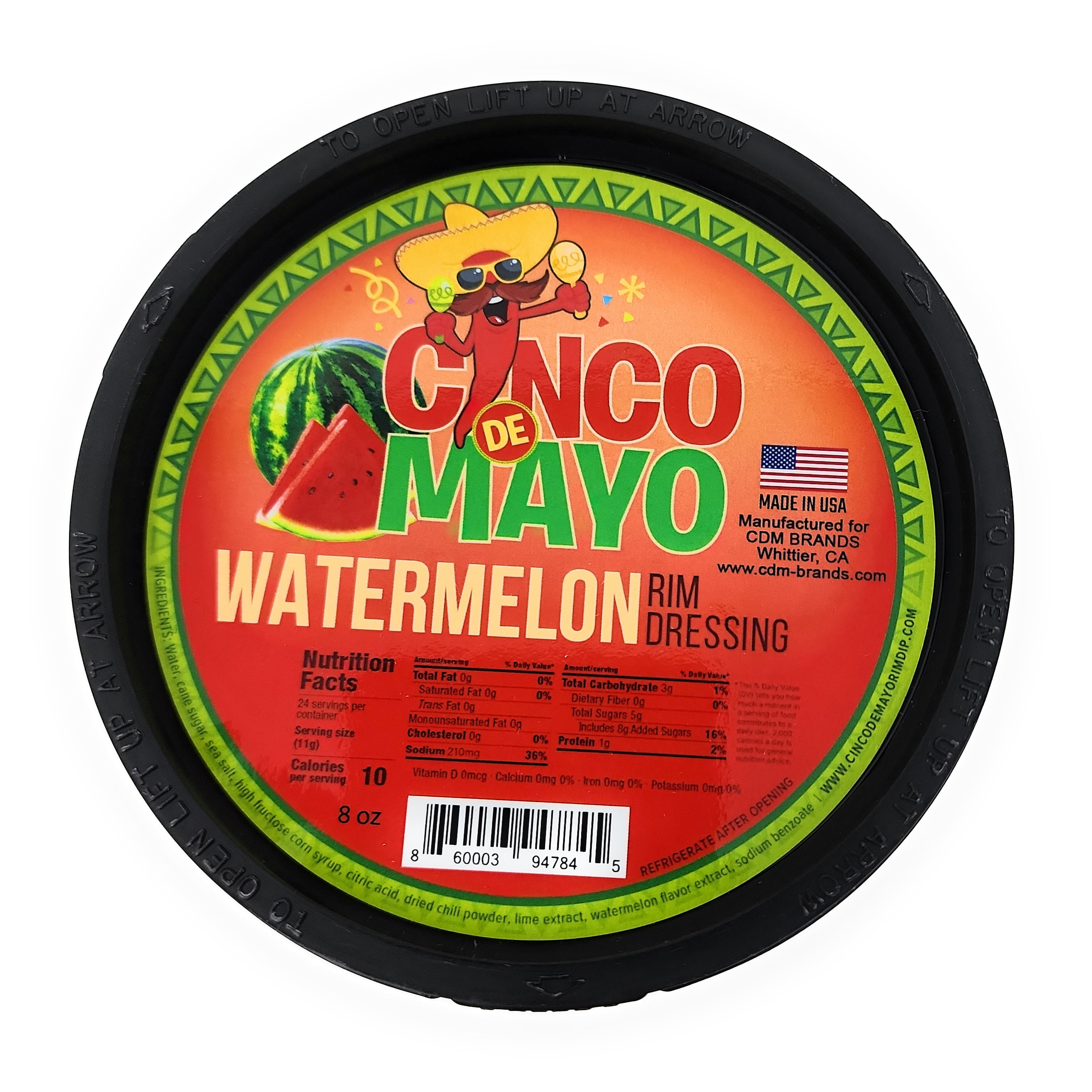 Cinco de Mayo Watermelon Cocktail Rim Dressing
