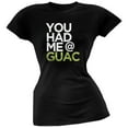 thumbnail image 1 of Cinco de Mayo - You Had Me at Guac Black Juniors Soft T-Shirt - 2X-Large, 1 of 1