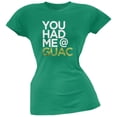 thumbnail image 1 of Cinco de Mayo - You Had Me at Guac Kelly Green Soft Juniors T-Shirt - Medium, 1 of 1