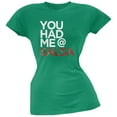 thumbnail image 1 of Cinco de Mayo - You Had Me at Salsa Kelly Green Soft Juniors T-Shirt - 2X-Large, 1 of 1