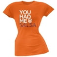 thumbnail image 1 of Cinco de Mayo - You Had Me at Salsa Orange Soft Juniors T-Shirt - Small, 1 of 1