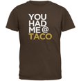 thumbnail image 1 of Cinco de Mayo - You Had Me at Taco Brown Adult T-Shirt - 2X-Large, 1 of 1