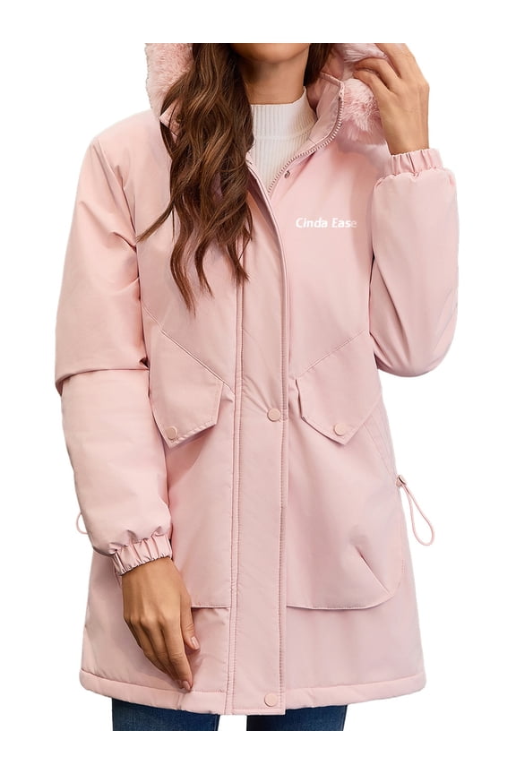 Women's Cropped Zip Up Fleece Jacket Oversized High Collar Pullover Sweatshirt with Drawstring Hem, Long Sleeves, Black
