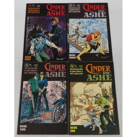 Cinder and Ashe #1-4 VF/NM complete series Gerry Conway ; DC