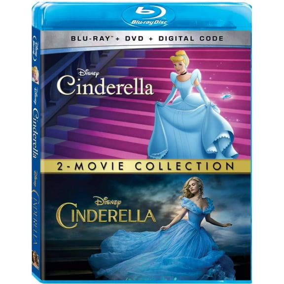 Cinderella (1950) / Cinderella (2015) (Blu-ray + DVD + Digital Code)