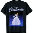 thumbnail image 1 of Cinderella 70th Anniversary Cinderella Dress Poster DTG Print Unisex T-Shirt,Black Color,Size 2XL, 1 of 5
