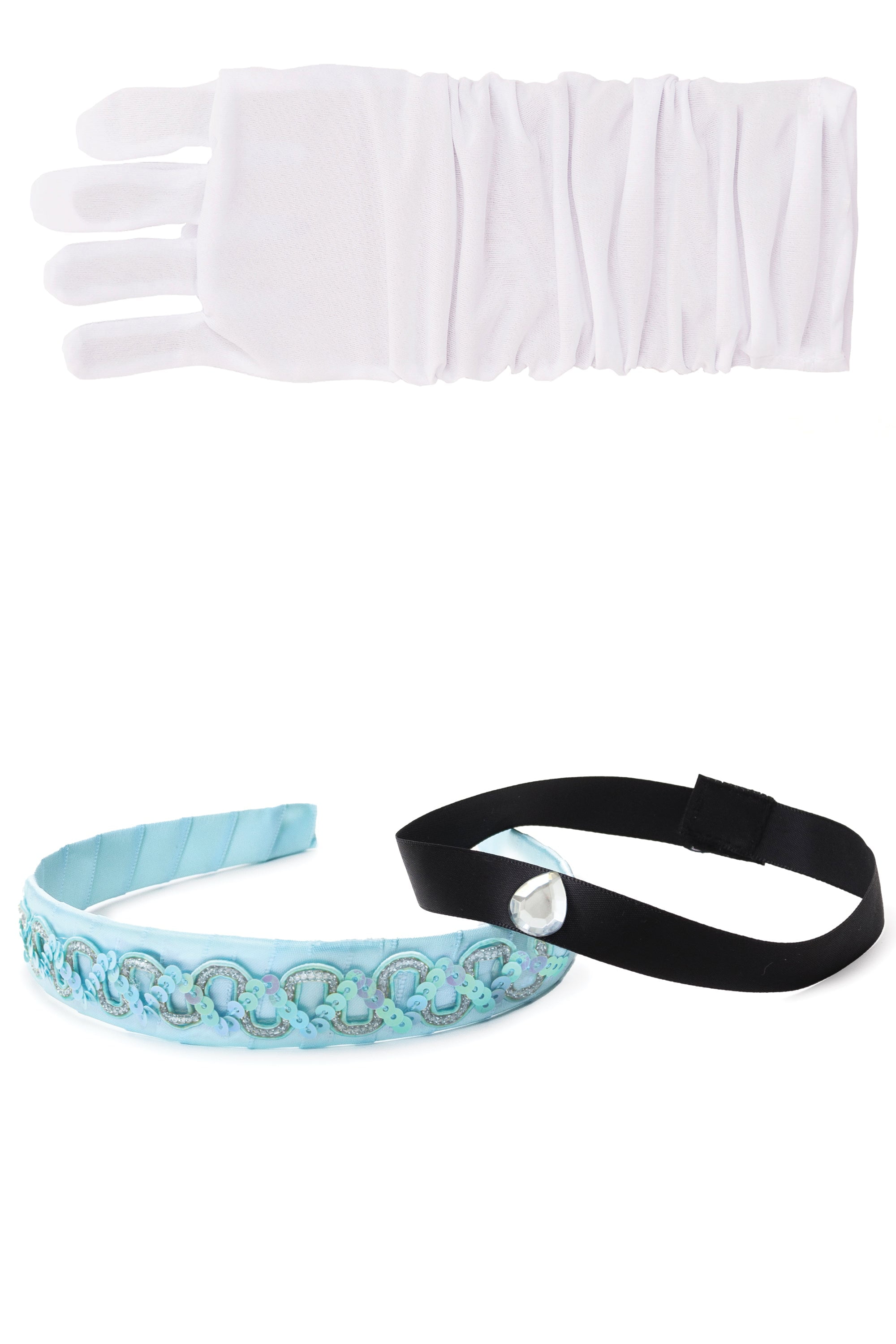Cinderella Accessory Set & White Princess Gloves