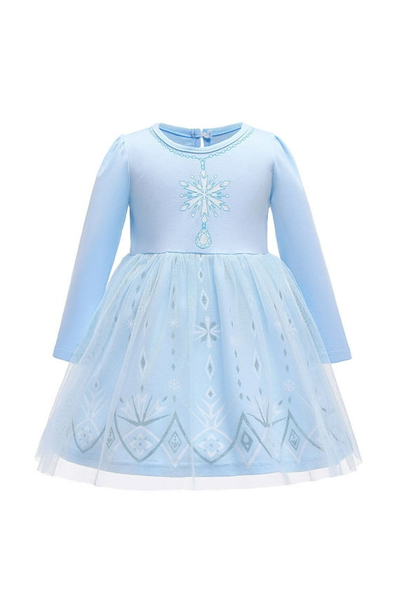 Cinderella/Ariel/Elsa Princess Dress for Baby Toddler Girls Halloween Fancy Party Outfit