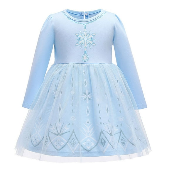 Cinderella/Ariel/Elsa Princess Dress for Baby Toddler Girls Halloween Fancy Party Outfit