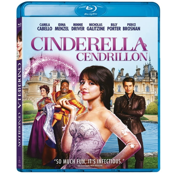 Cinderella (Bilingual) (Blu-ray) Camila Cabello Idina Menzel Minnie Driver Nicholas Galitzine