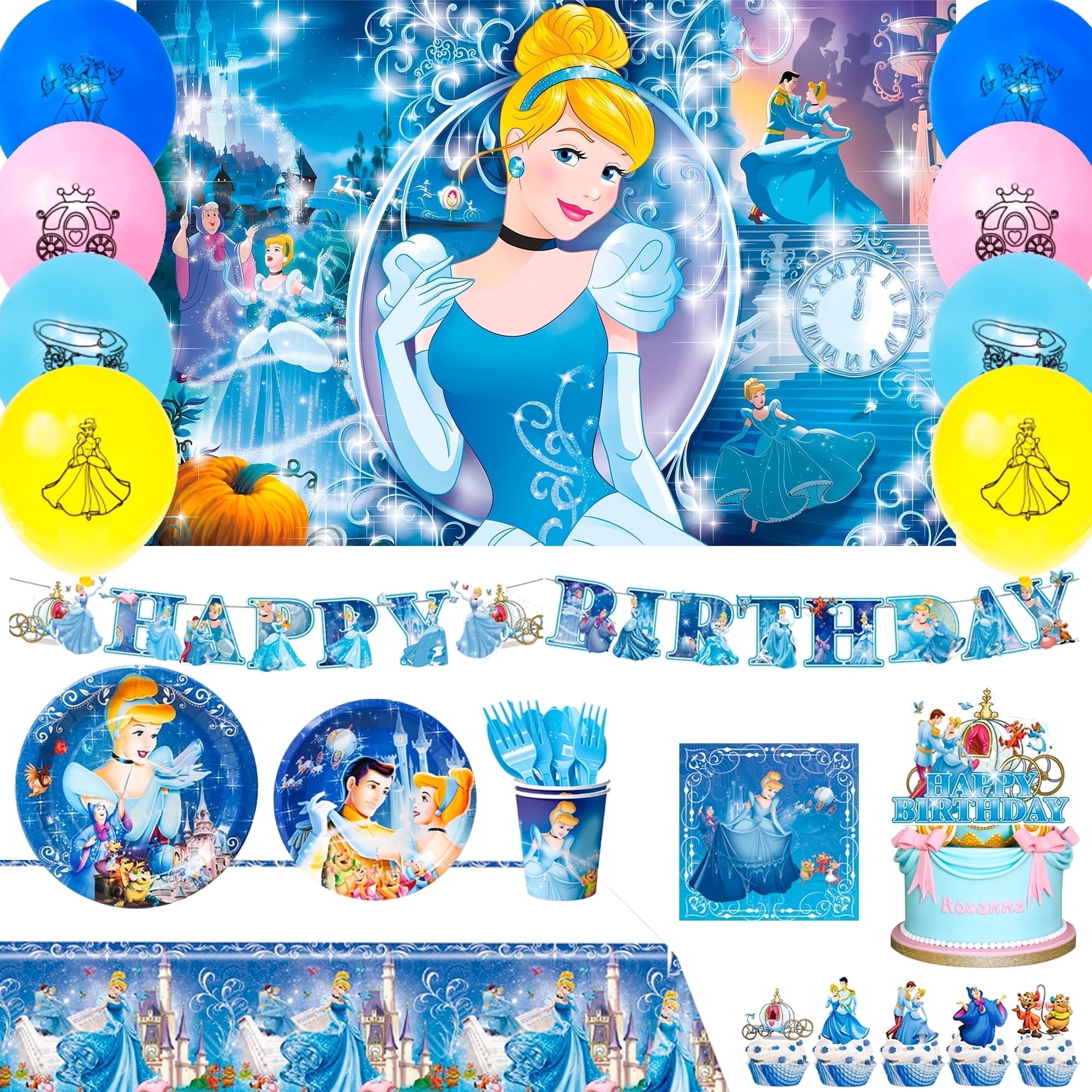 Cinderella Birthday Party Supplies
