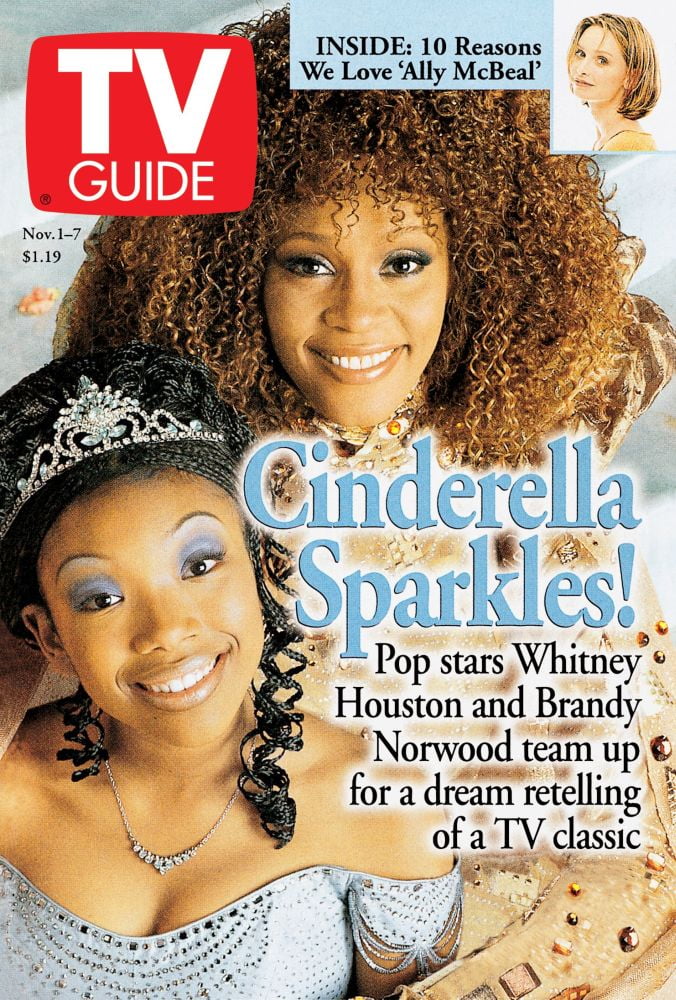 Cinderella, Brandy Norwood, Whitney Houston; Inset Calista Flockhart