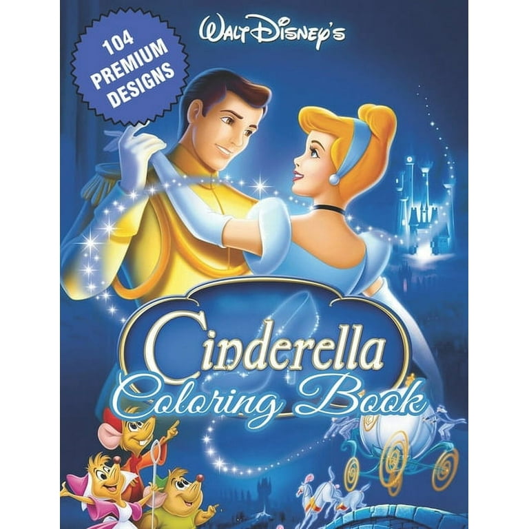 Cinderella Coloring Book : Great Coloring Book For Kids and Adults - Coloring  Book With High Quality Images For All Ages (Paperback) 