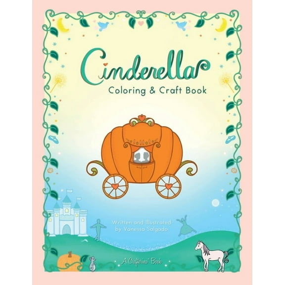 Cinderella Coloring & Craft Book, (Paperback)