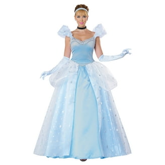 open lace back dress Princess Dress- Blue Princess Wedding Dresses and Dress Up for Toddlers 5