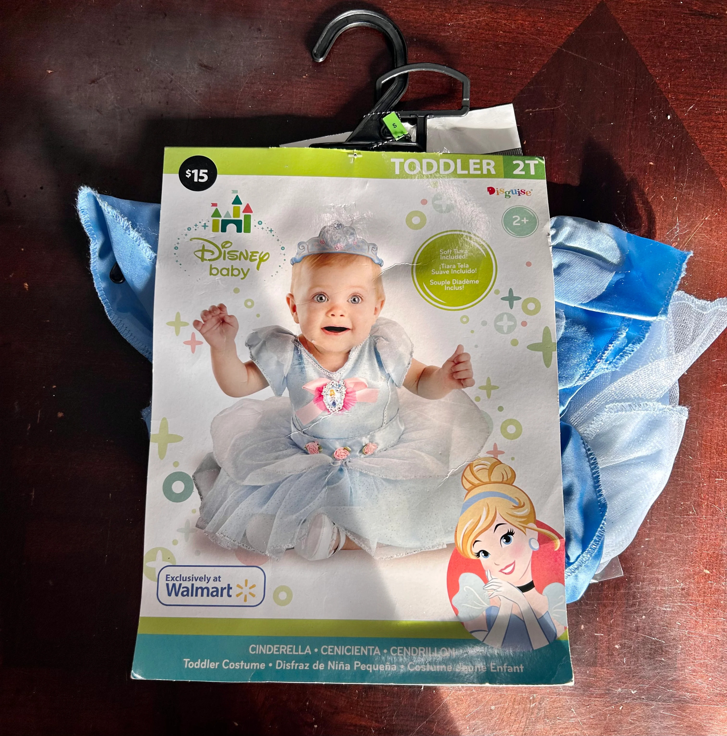 Cinderella Deluxe Toddler Halloween Costume with Headpiece - image 1 of 2