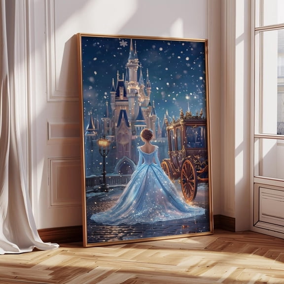 Cinderella Dress Fairytale Poster, 24x36 UNFRAMED