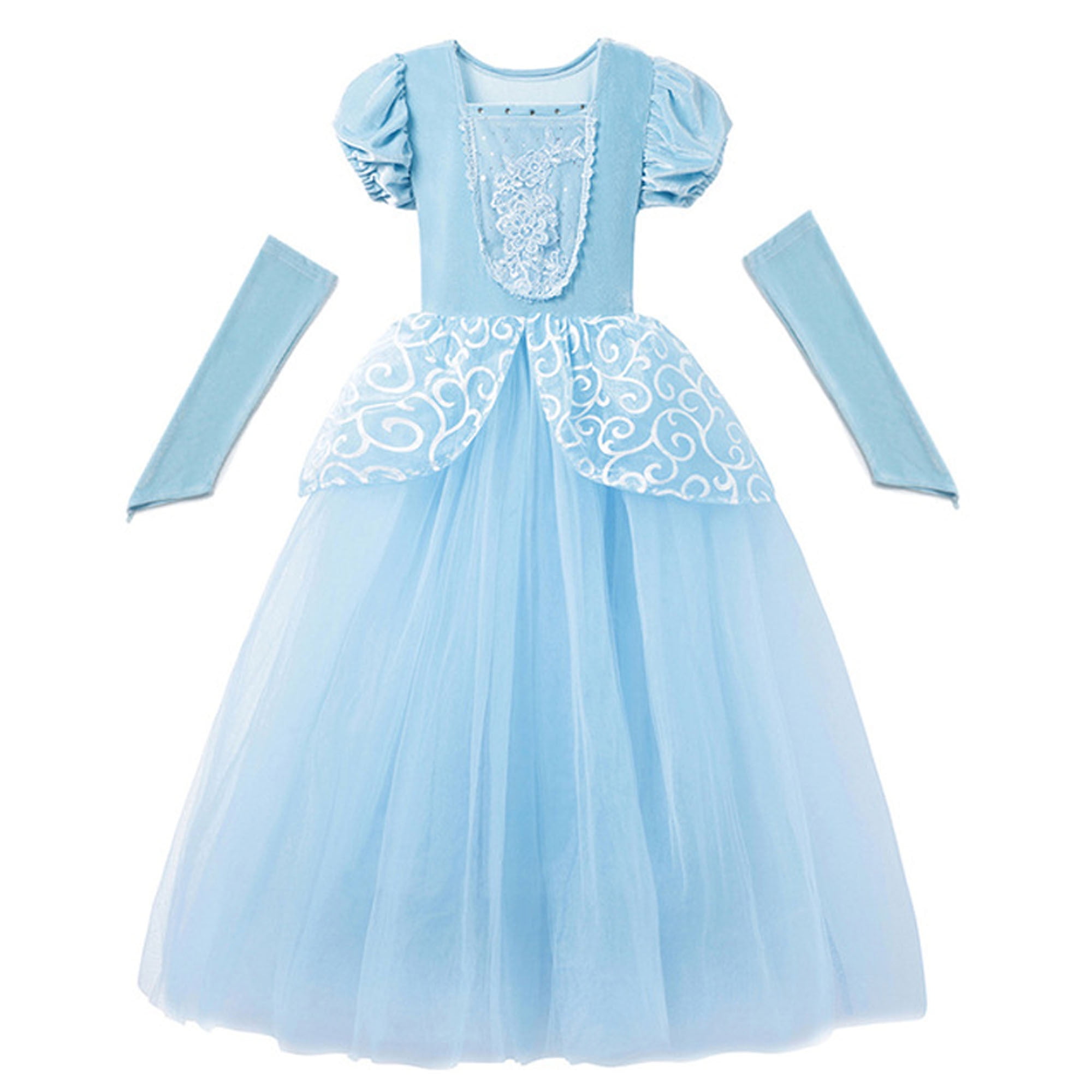 YUPPIN Girls Princess Dress Costume - Luxury Sequin Birthday Party Dress Up  Girls with accessories