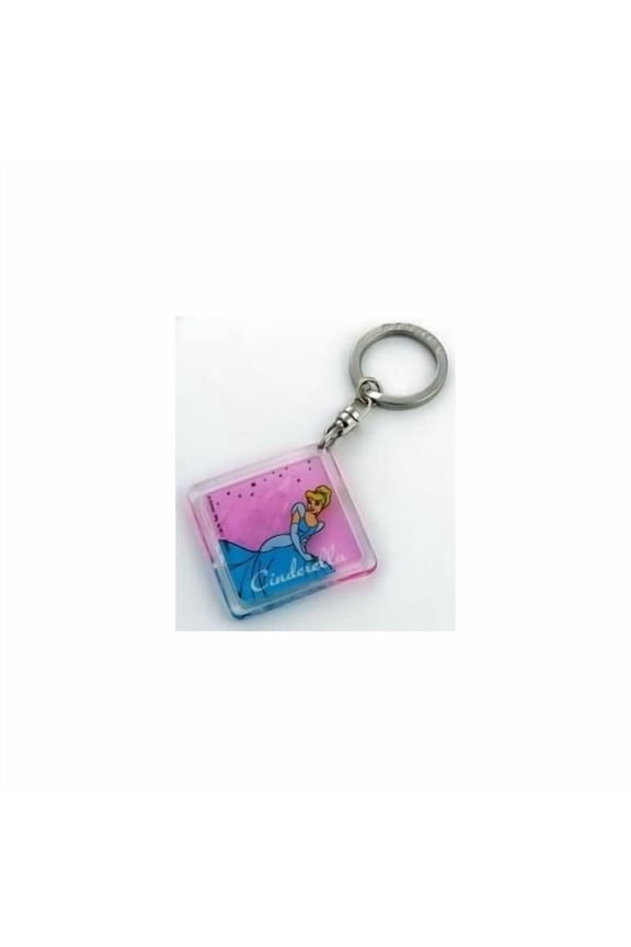 Cinderella Etched Lucite Key Chain