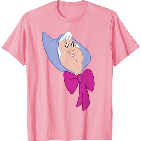Cinderella Fairy Godmother Big Face DTG Print Unisex T-Shirt