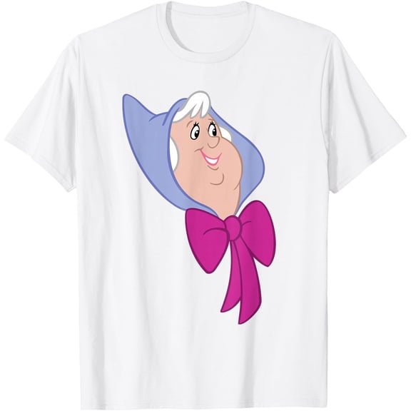 Cinderella Fairy Godmother Big Face DTG Print Unisex T-Shirt