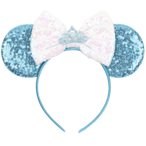 Cinderella Inspired Mickey Ears , Blue Mickey Ears, Princess Minnie Ears, Cinderella Minnie Ears, Cinderella Mickey Ears