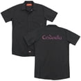 thumbnail image 1 of Cinderella Logo Rough (Back Print) Adult Work Shirt Black, 1 of 4