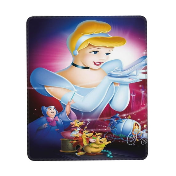 Cinderella Mouse Pad, Computer Mouse Mat, Waterproof Non-Slip Rubber Base MousePads for Office Laptop 8.3 x 10.3 in