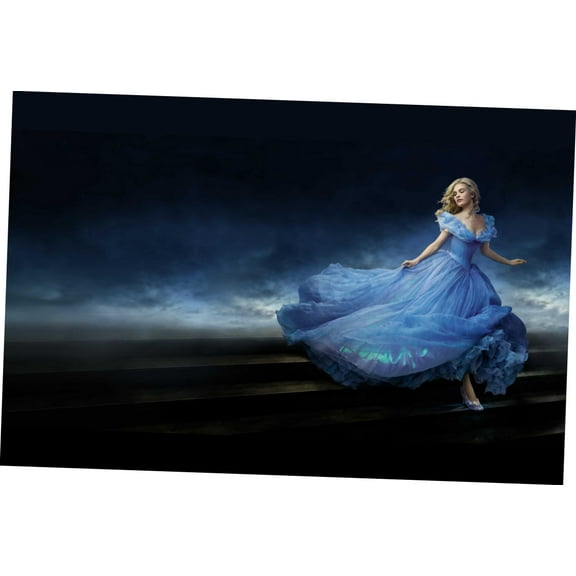 Cinderella Movie Poster 24In x36In Art Poster 24x36 Multi-Color Square Adults Poster Time