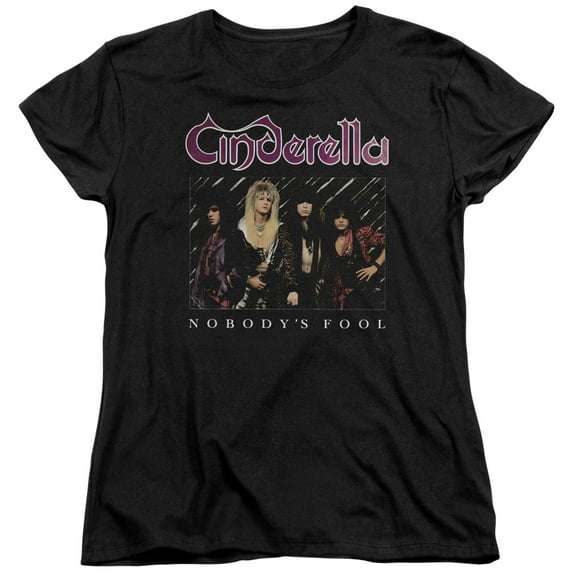 Cinderella Nobody's Fool Women's T-Shirt Black