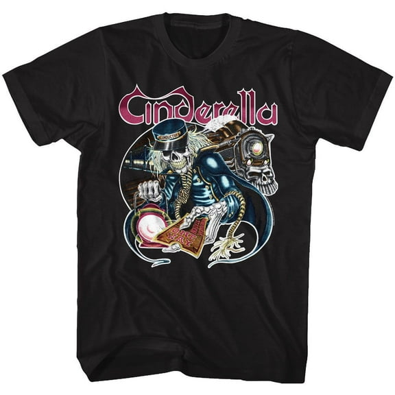 Cinderella One Way Black Adult T-Shirt Xlt